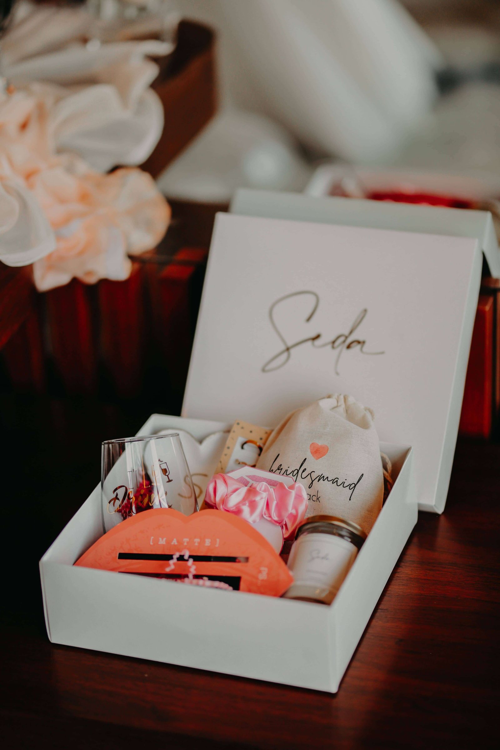 Thoughtful personalized gift presentation
