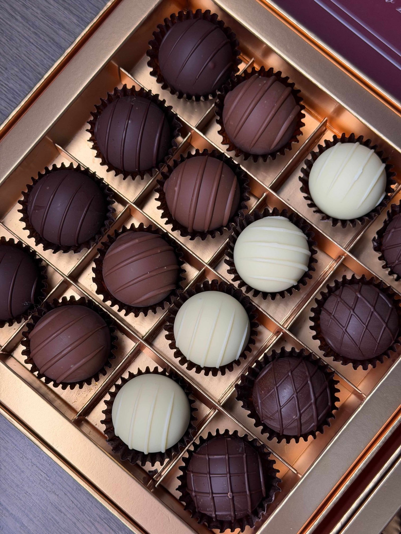Grand luxury hamper filled with gourmet treats and silk ribbon